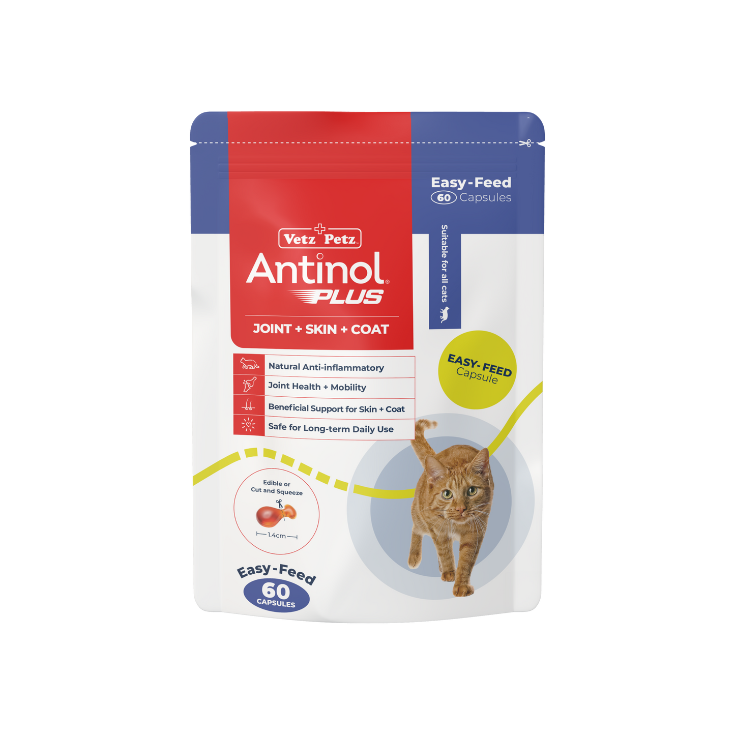 Antinol<sup>®</sup>️ Plus for Cats - Easy-Feed Capsules