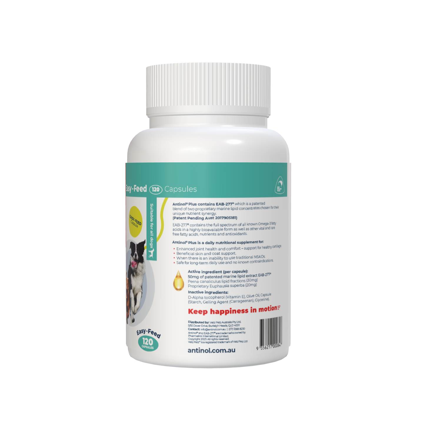 Antinol<sup>®</sup> Plus for Dogs - Easy-Feed Capsules