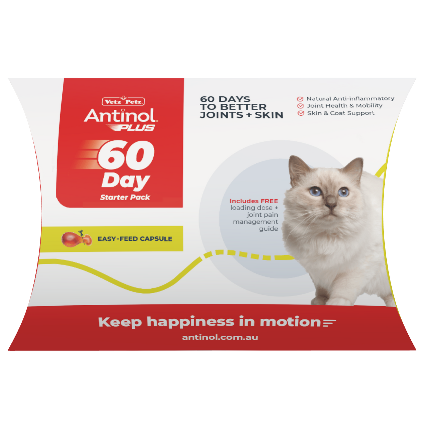 Antinol 60-day Starter Pack – Cat - Easy-Feed Capsules